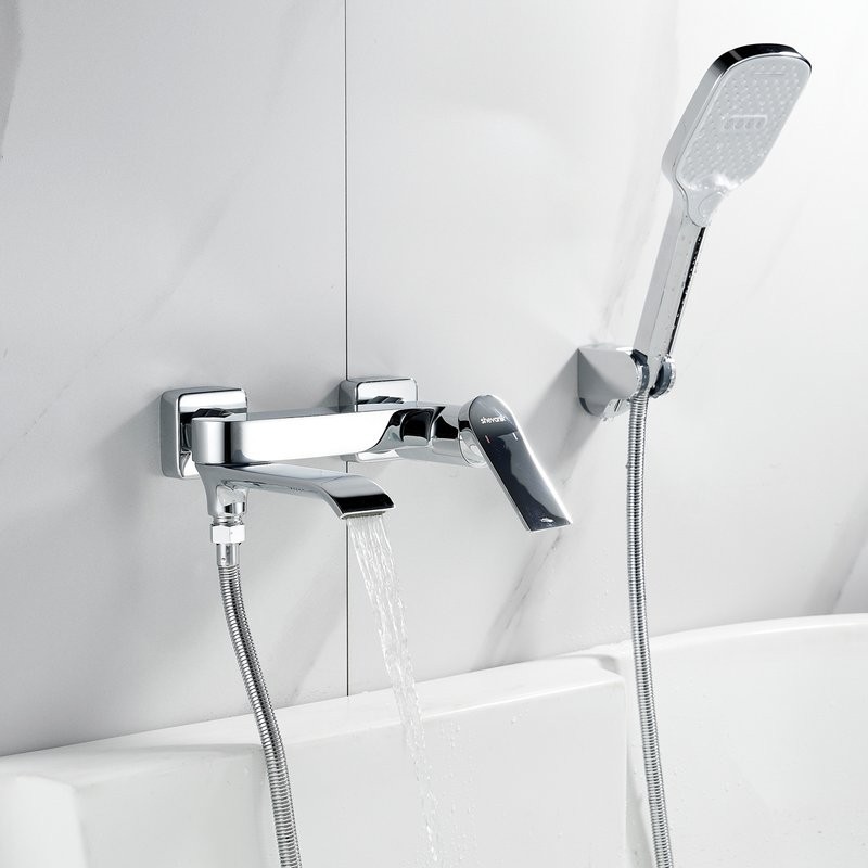Смеситель для ванны с душем Shevanik S4102 хром