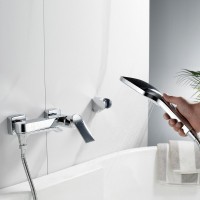 Смеситель для ванны с душем Shevanik S4102 хром