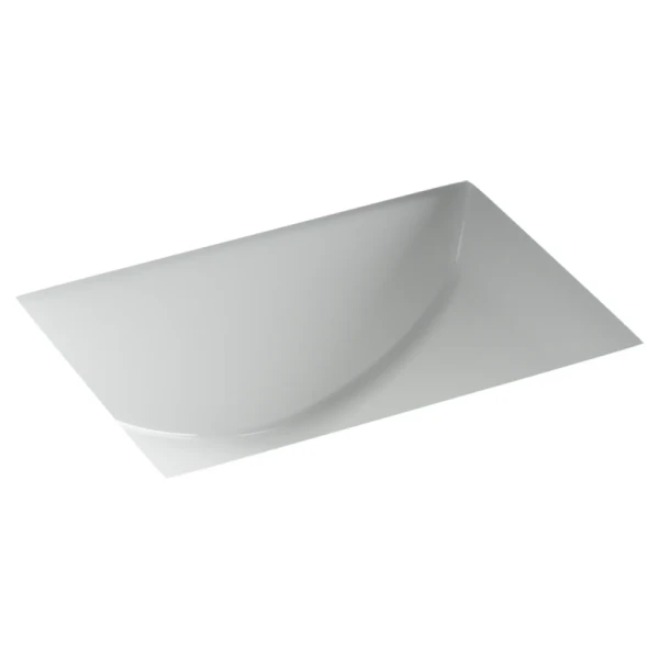 Раковина встраиваемая снизу Ceramicanova Era CN15002 46 глянцевая белая, прямоугольная