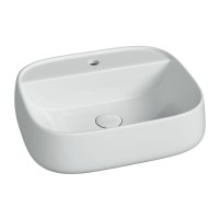 Раковина подвесная Ceramicanova Fonte с отверстием под смеситель, 500x425x145, белый, CN5051