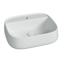 Раковина подвесная Ceramicanova Fonte с отверстием под смеситель, 500x425x145, белый, CN5051