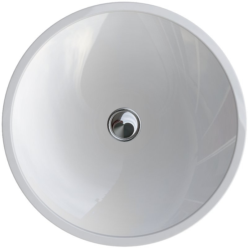 Накладная раковина Altasan Alieno 40 белая, круглая