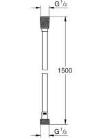 Душевой шланг Grohe Silverflex Long-Life 26346001 хром Душевой шланг Grohe Silverflex Long-Life 26346001 хром