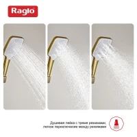 Душевая лейка Raglo R450.52.03 золотой сатин Душевая лейка Raglo R450.52.03 золотой сатин