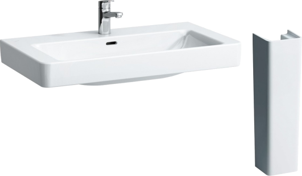 Раковина Laufen Pro S 8.1396.5.000.104.1 85 прямоугольная, с пьедесталом