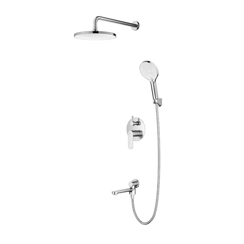 Душевой комплект Splenka S222 S222.27.05 С ВНУТРЕННЕЙ ЧАСТЬЮ, сатин