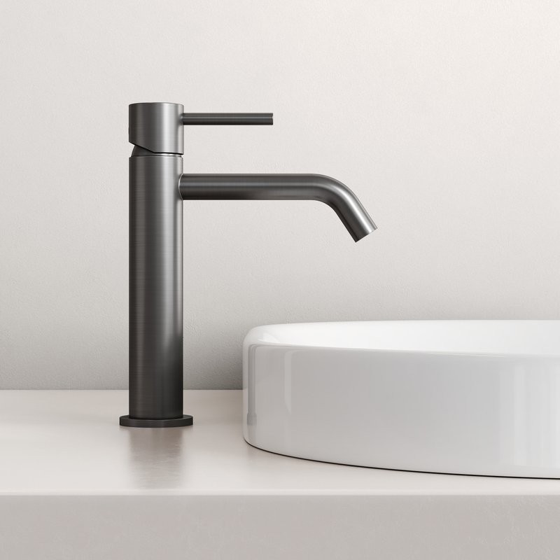 Смеситель для раковины Sancos Etna, вороненая сталь, SC9003GG