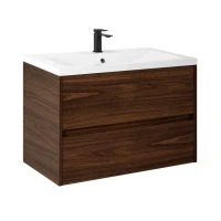 Тумба с раковиной Art&Max Family-M 90 подвесная, bourbon oak