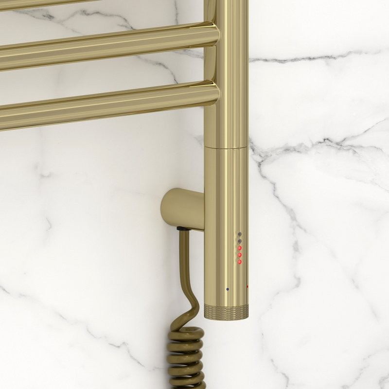 Полотенцесушитель электрический Сунержа Богема 3.1 020-6005-1050 110x55 см, подключение справа, шампань, лесенка