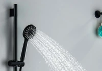 Комплект для ванной AQUATEK Ника AQ1831MB 3 в 1, матовый черный