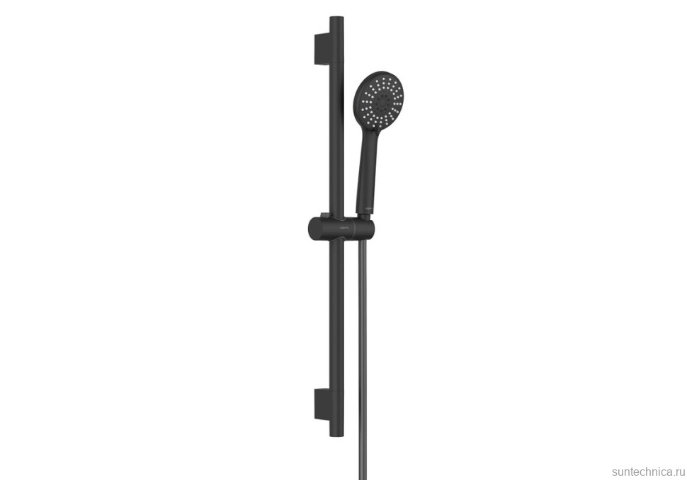 Комплект для ванной AQUATEK Ника AQ1831MB 3 в 1, матовый черный