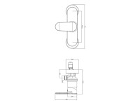 Комплект для ванной AQUATEK Ника AQ1831MB 3 в 1, матовый черный