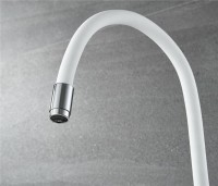 Комплект Мойка кухонная Paulmark Feste PM237850-WH белый + Смеситель Ledeme Rainbow L4898-3 белый