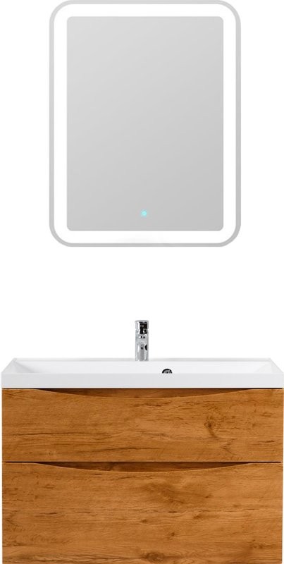 Тумба с раковиной BelBagno Marino H60 rovere nature, 90 см