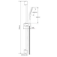 Душевой гарнитур Orange O-Shower OS810cr хром Душевой гарнитур Orange O-Shower OS810cr хром