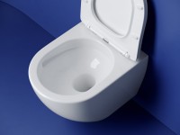 Комплект Унитаз подвесной Ceramicanova Metropol CN4002T безободковый + Инсталляция STWORKI + Кнопка 230823 хром матовый