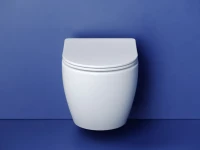 Комплект Унитаз подвесной Ceramicanova Metropol CN4002T безободковый + Инсталляция STWORKI + Кнопка 230823 хром матовый