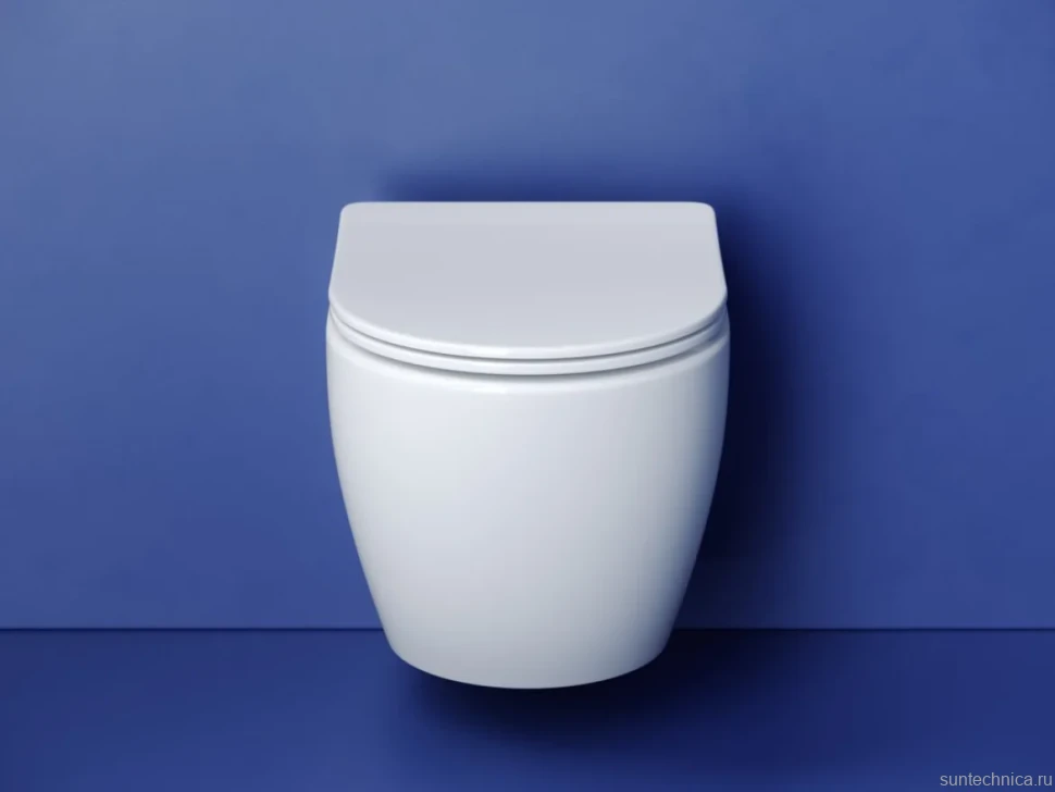 Комплект Унитаз подвесной Ceramicanova Metropol CN4002T безободковый + Инсталляция STWORKI + Кнопка 230823 хром матовый