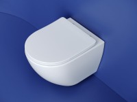Комплект Унитаз подвесной Ceramicanova Metropol CN4002T безободковый + Инсталляция STWORKI + Кнопка 230823 хром матовый