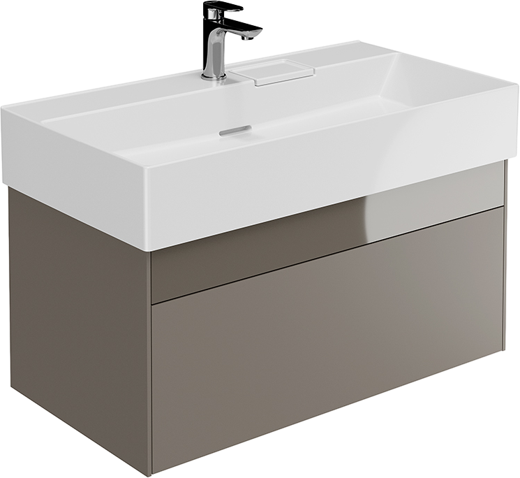 Мебель для ванной комнаты KERAMA MARAZZI Logica 90 подвесная, песчаная