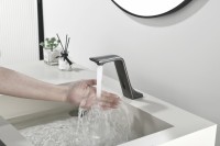 Смеситель для раковины Black&White Gravity 7102GM сенсорный, gun metal