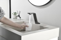 Смеситель для раковины Black&White Gravity 7102GM сенсорный, gun metal