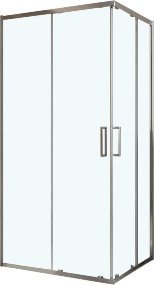 Душевой уголок BelBagno Luce AH-2-120/90-C-Cr 120x90, профиль хром, стекло прозрачное
