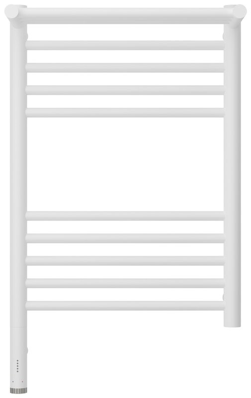 Полотенцесушитель электрический Сунержа Богема 3.1 30-6006-6040 70x45 см, подключение слева, матовый белый, лесенка, с полкой