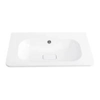 Тумба с раковиной Cezares Relax 80 подвесная, 2 ящика, bianco lucido