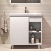 Мебель для ванной комнаты Vigo Milos 80 напольная, белая