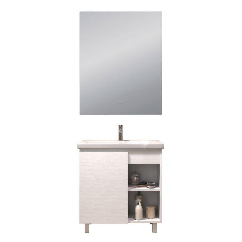 Мебель для ванной комнаты Vigo Milos 80 напольная, белая