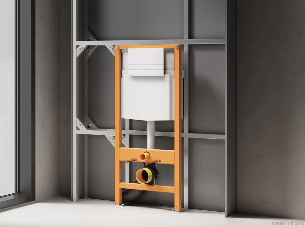 Кнопка смыва для унитаза Salini Puro 30P2MST2S2M0000 искусственный камень, пластик, цвет белый