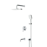 Душевой комплект AM.PM X-Joy FB85A3RH40 С ВНУТРЕННЕЙ ЧАСТЬЮ, хром