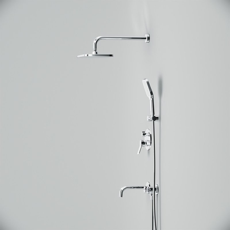 Душевой комплект AM.PM X-Joy FB85A3RH40 С ВНУТРЕННЕЙ ЧАСТЬЮ, хром