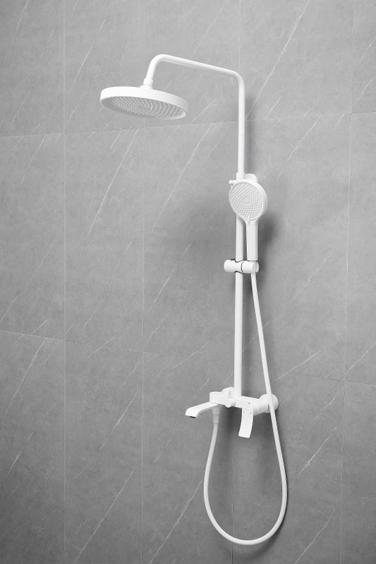 Душевая стойка Haiba HB24553-8 белая