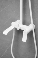 Душевая стойка Haiba HB24553-8 белая