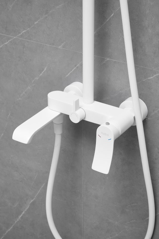 Душевая стойка Haiba HB24553-8 белая