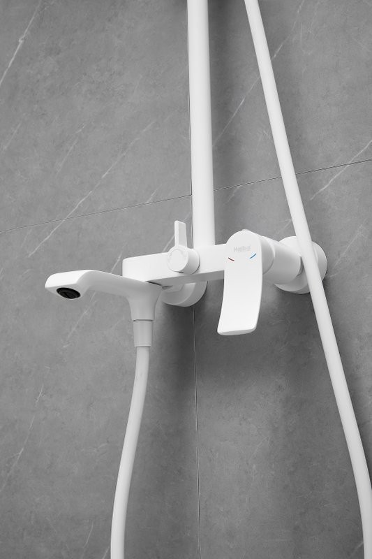 Душевая стойка Haiba HB24553-8 белая