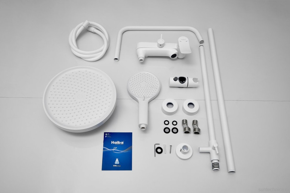 Душевая стойка Haiba HB24553-8 белая