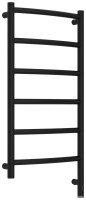 Полотенцесушитель электрический Сунержа Галант 3.1 31-6001-8040 90x45 см, подключение справа, матовый черный, лесенка