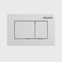Кнопка смыва для унитаза AQUAme AQM4102W пластик, цвет белый