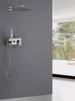 Душевой комплект Abber Daheim AF8218SP С ВНУТРЕННЕЙ ЧАСТЬЮ, сатин