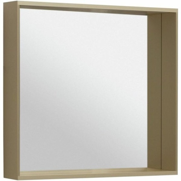 Зеркало Allen Brau Reality 80 с подсветкой, латунь браш