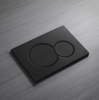 Кнопка смыва для унитаза Wonzon & Woghand WW-IB232-MB пластик, цвет матовый черный