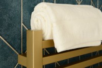 Полотенцесушитель электрический Сунержа Модус 3.1 32-5901-8030 90x35 см, подключение справа, золотой шелк, лесенка