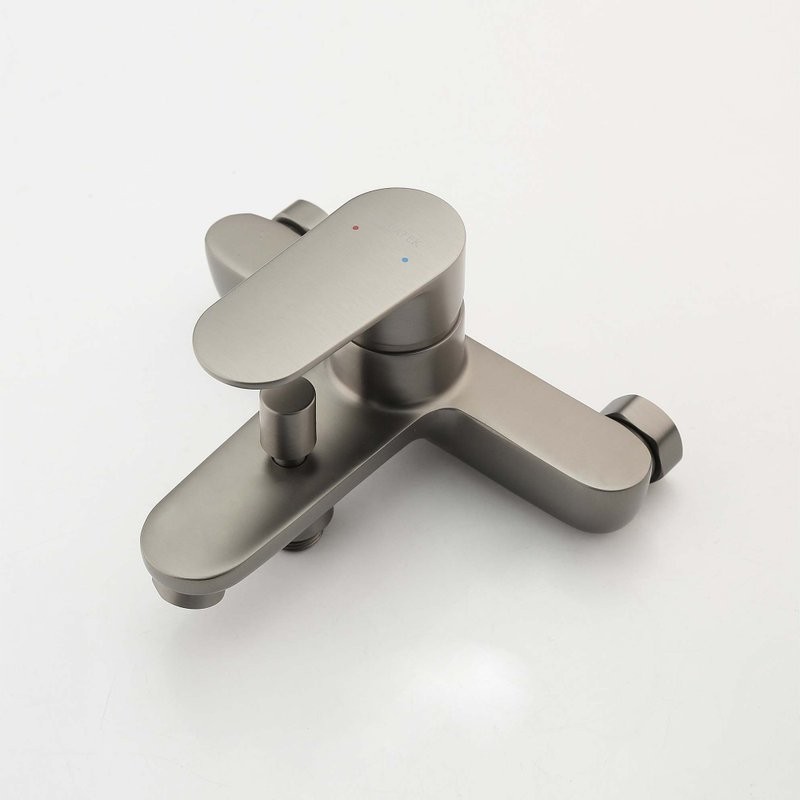 Смеситель для ванны с душем AQUATEK Ника AQ1840BGM оружейная сталь