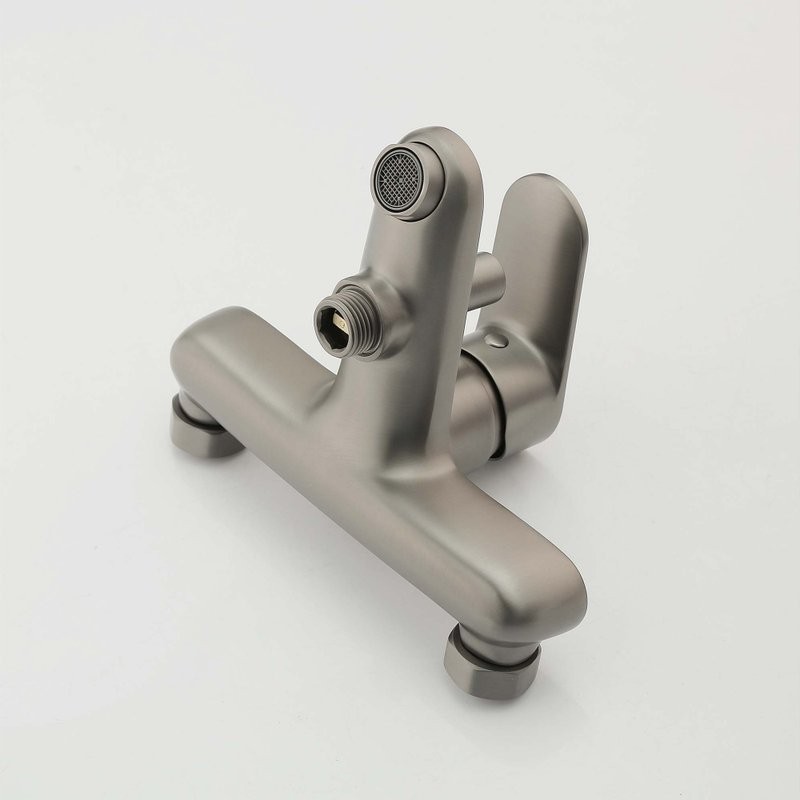 Смеситель для ванны с душем AQUATEK Ника AQ1840BGM оружейная сталь