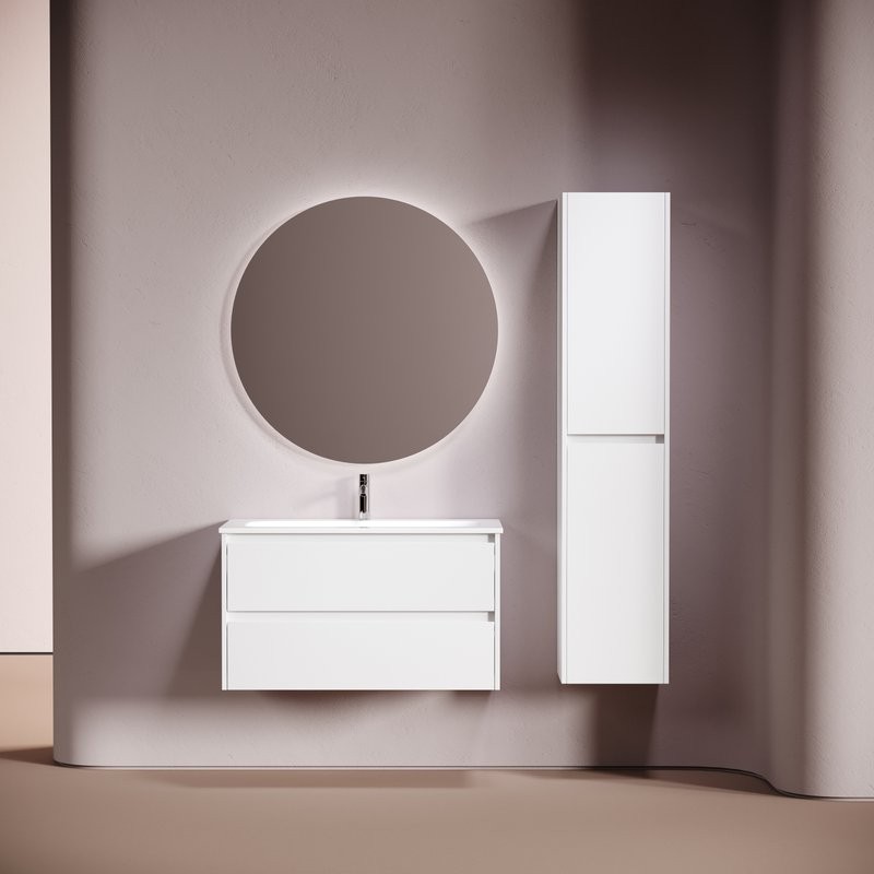 Мебель для ванной комнаты Sancos Libra 90 подвесная, белый, раковина СN7019