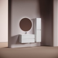 Мебель для ванной комнаты Sancos Libra 90 подвесная, белый, раковина СN7019