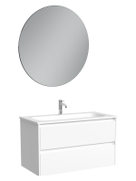 Мебель для ванной комнаты Sancos Libra 90 подвесная, белый, раковина СN7019